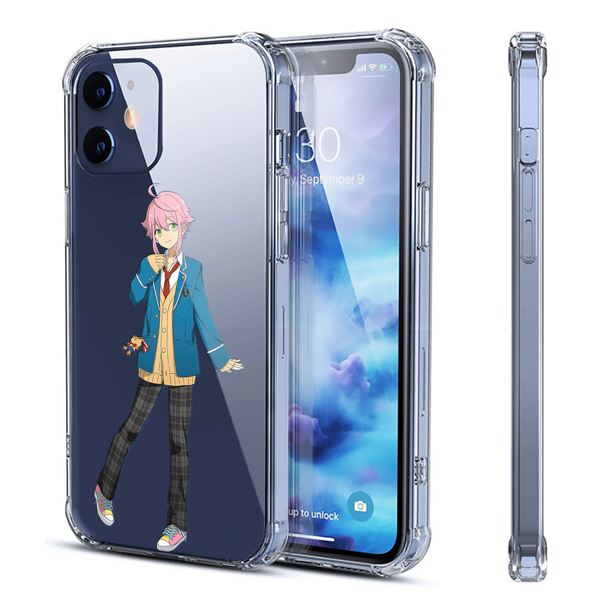 （画像用） あんさんぶるスターズ! Ensemble Stars 【iPhone 12シリーズ対応】透明スマホケース（クリアソフトケース）